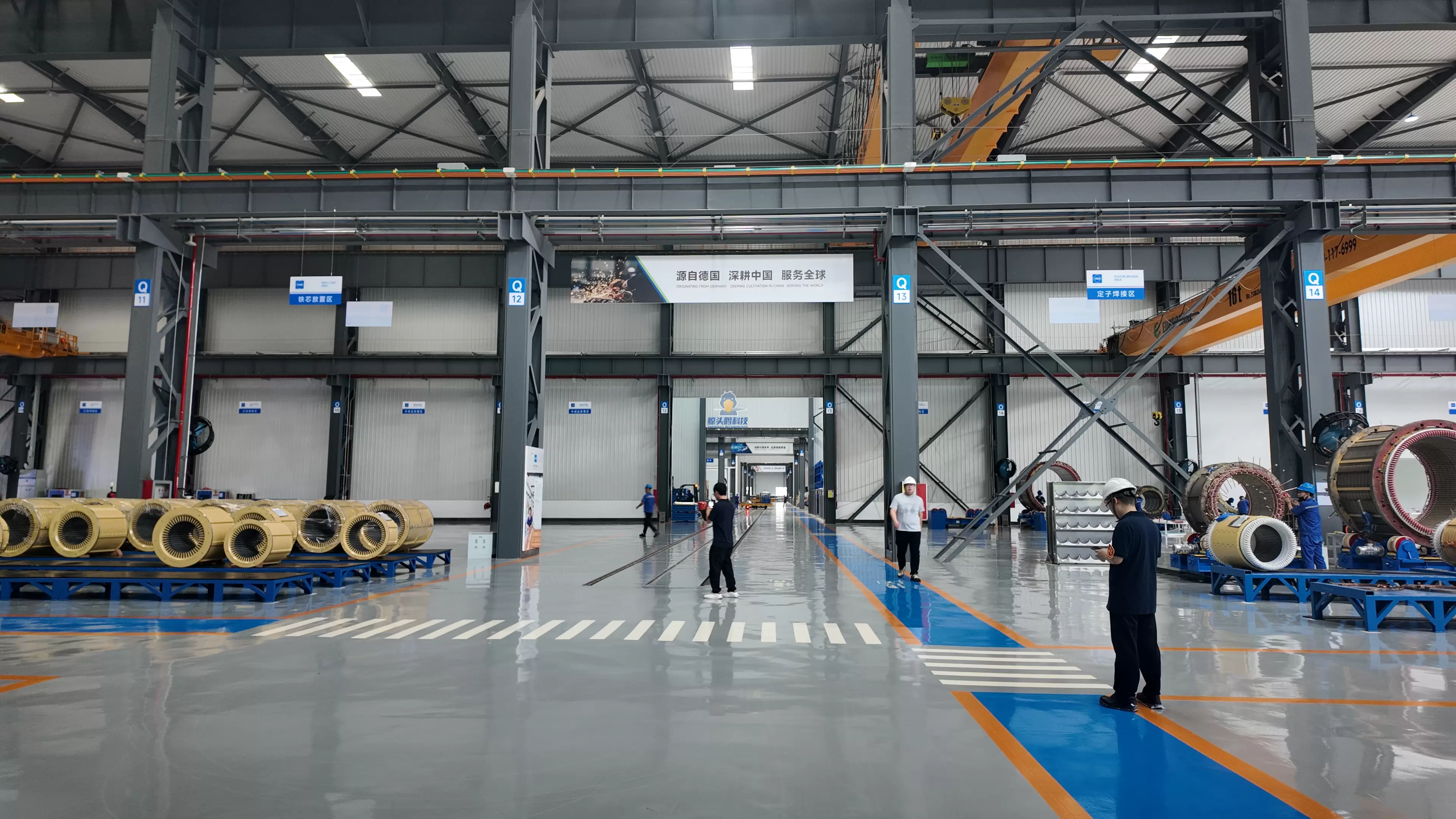 जियाङ्सुमा रहेको एउटा मोटर कम्पनी