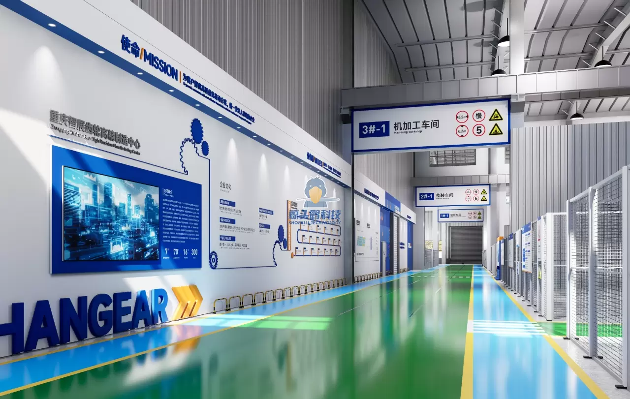 चोङकिङमा रहेको एउटा गियर कम्पनी